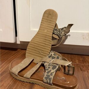 Leopard Print Sandals